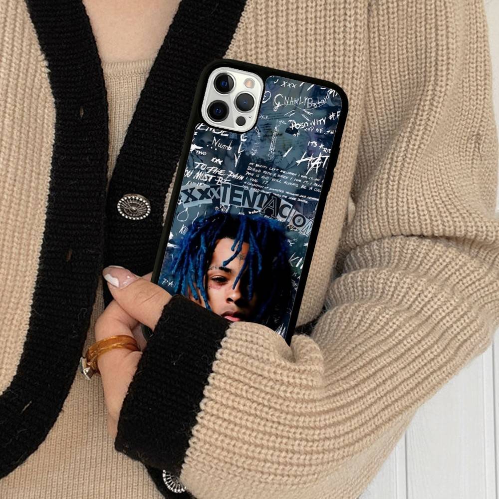 Rapper X-XXXTentacionS Phone Case For IPhone 17 16 15 14 13 Plus 12 11 Pro Max PC+TPU Cases Back Cover