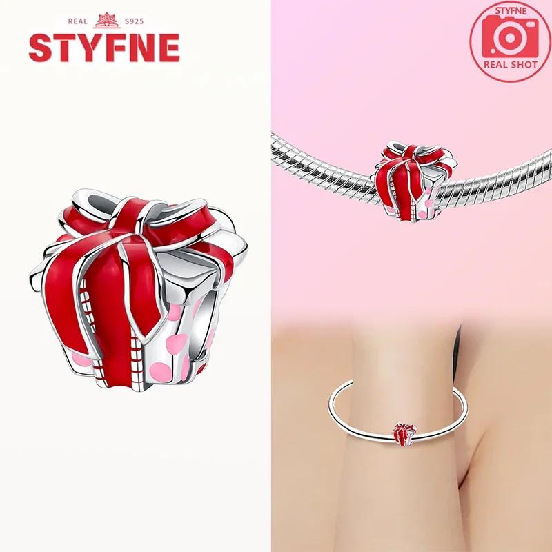 Copper Pink Heart Charm Gift Butterfly Beads Shiny Zircon Fit Original Bracelets Diy Charm For Women Gifts Fine Jewelry