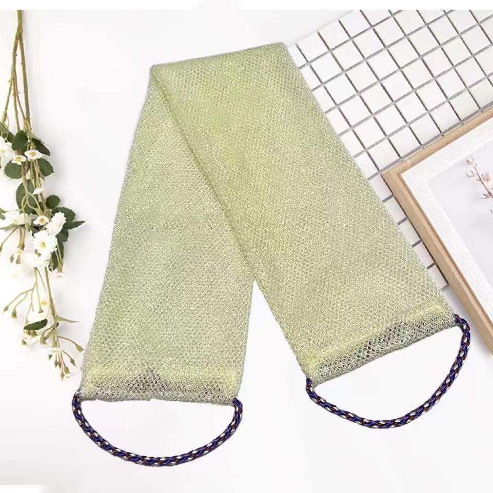 African Exfoliating Back Scrubber: Painless Skin Cleansing Towel for Sauna and Bath