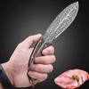 Feathered Stainless Steel Multi-purpose Knife High Hardness Portable Fruit Knife with Knife Sleeve