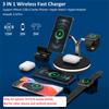 3 In 1 Magnetic Wireless Charger Stand With Lamp For iPhone 12 13 14 Mini Pro Max/Apple Watch 15W Fast Charging Dock Station For Airpods Pro