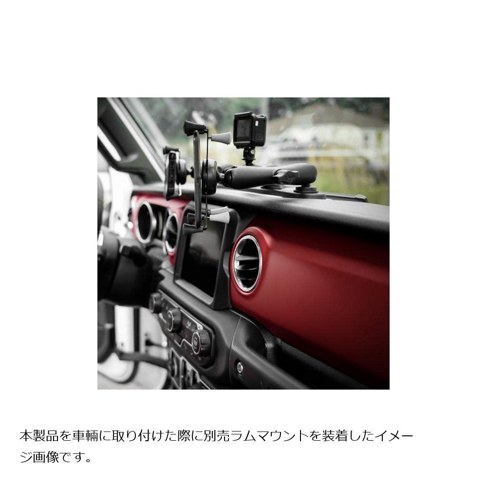 RAM MOUNTS Tough Track 12 Inch Rail for Jeep Black JL/Gladiator18-21 RAM-DT-204-TRACK-A12U