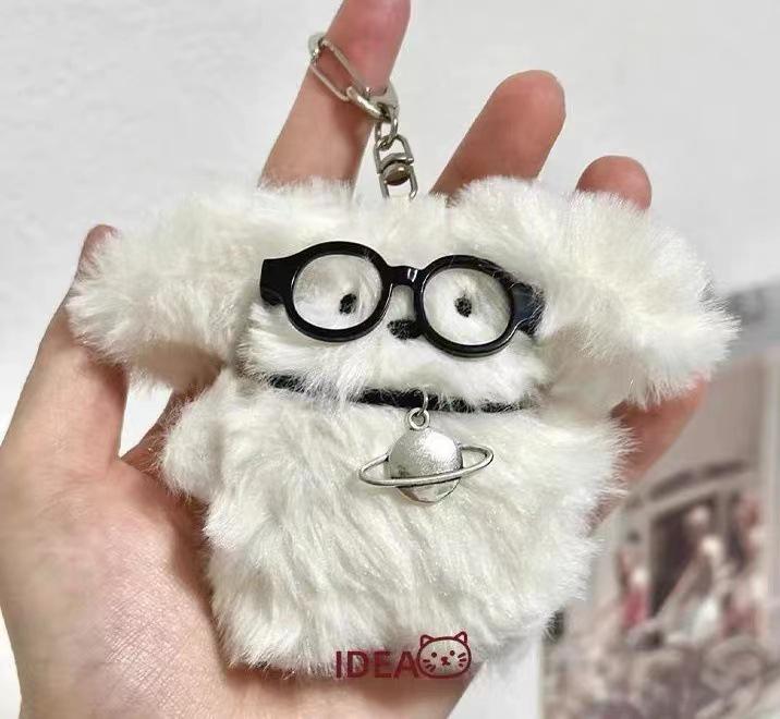 Little Red's Cute Rabbit Plush Backpack Keychain