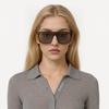 Saint Laurent Nadměrné sklo Ochrana proti UV Zvláštní tvar Sluneční brýle Unisex sluneční brýle Černé SL364-MASK-002