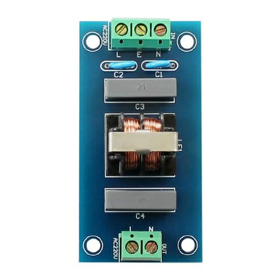 

EMI Filter Audio Enhancement Tool Filter Socket EMI Filter Module Power Filter 10*10*2 білий