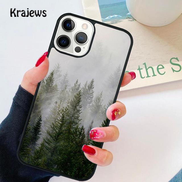 Beautiful Nature Forest Tree soft Phone Case Cover For iPhone 17 Air 16 15 14 plus 12 13 pro max coque Fundas