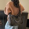 Denim Tote Bag Women Shoulder Bag Crossbody Bag
