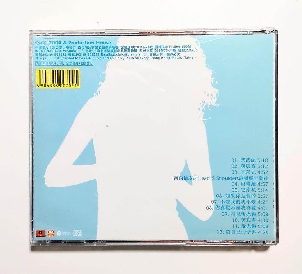 [USED] CD Faye Wong "Fable" with Chinese Obi Strip