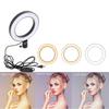 6"" LED Dimmbares Ringlicht Einstellbares Fülllicht mit Kugelkopf für Vlog Live Video Studio