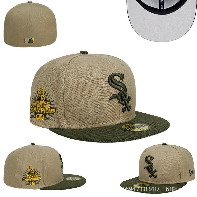 Baseball Cap New Letter Embroidery Fully Enclosed Cap New York Yankees Cap Non-Adjustable Size Hat