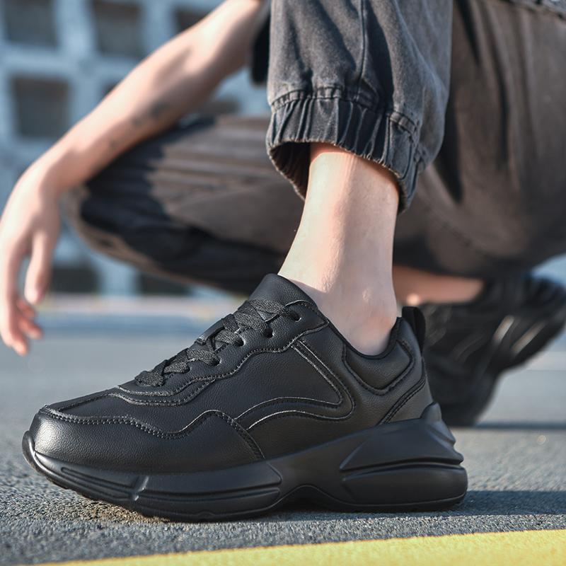 Fashion Designer Mens Women Luxury Chunky Casual 2024 Shoes Brand Leather Platform Sneakers for Men Girls Boys Tennis Tennis Original