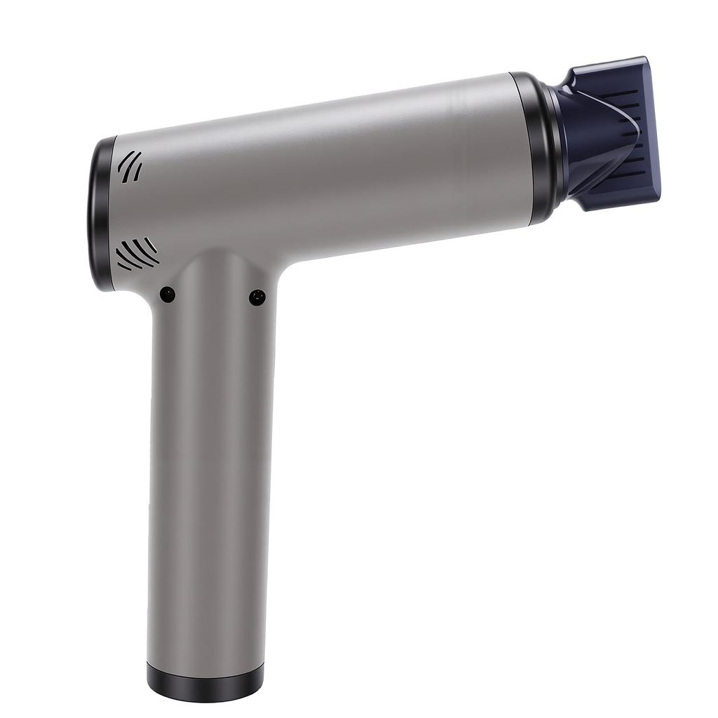 Gray Hair Dryer Strong Wind Force USB Cordless Blow Dryer For Travel Dormitory Home