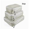 Travel Compression Storage & Organizer Bags: 3-Piece Set - Dustproof, Moistureproof, Portable, Large-Capacity for Clothes & Underwear