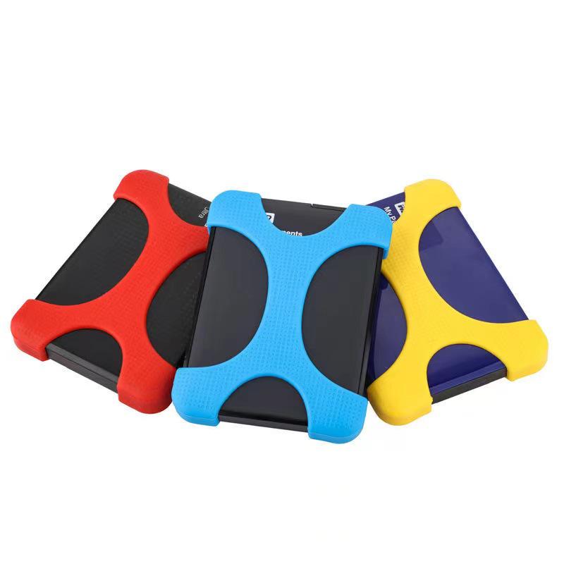 

2.5 Shockproof Silicone Case for External Hard Drive - Universal Drop-Proof Protector Black-Thick