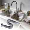 Flexible Drain Hose Sink Waste Water Pipe Kitchen Sink Drain Pipe Side Exit Kitchen Sink Drain Tube