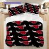 Chicago Bulls Logo Bedding(1 * Duvet Cover + 2 * Pillowcase, Without Core) Christmas Birthday Gift Duvet Cover and Pillowcase Soft and Comfortable