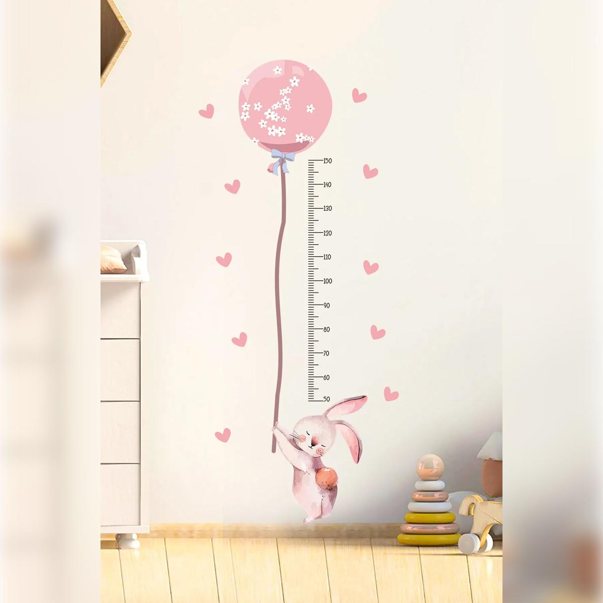 

Balloon Bunny Height Chart Wall Sticker Set