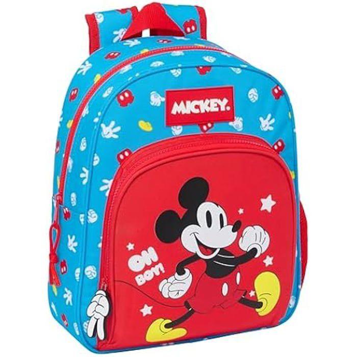 Sac à dos - SAFTA - Mickey Mouse Fantastic - 34 cm - Bleu/Rouge - Enfant - Primaire