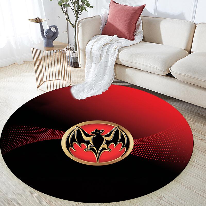 Cartoon Print Round Area Rug,Carpet Rug for Living Room Bedroom Sofa Playroom Decor,Non-slip Floor Mat