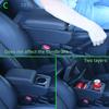 Gjbn8 For Seat Ibiza Armrest Box For Seat Ibiza 6j Ibiza 6L Car Armrest Auto Storage Box Retrofit Parts Interior Car Accessories