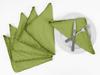 Vargottam Black Home Decor Parties Dinner Table Linen Re-Usable Napkins Set-Pack Of