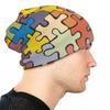 New Arrival Man Colorful Puzzle Cartoon Bonnet Hat Stuff Winter Spring Skullies Unisex