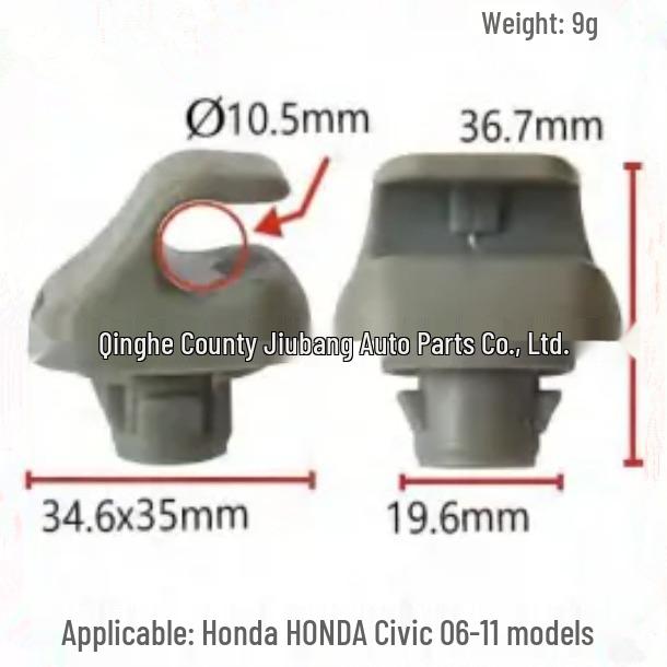 Honda Sonnenblende Make-up Spiegel Clip Halterung Haken