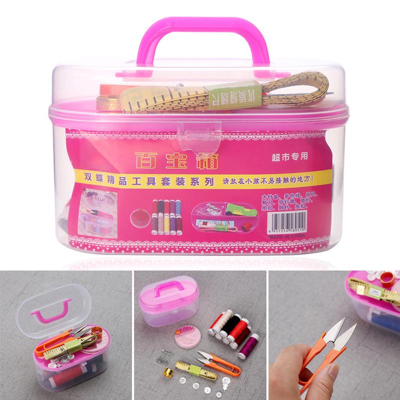 

Швейные наборы DIY Многофункциональный швейный набор для ручного квилтинга Вышивка Нитки Швейные принадлежности Швейные наборы светло-серый