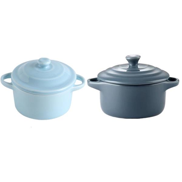 Microwave & Oven Safe Ceramic Stew Pot with Lid