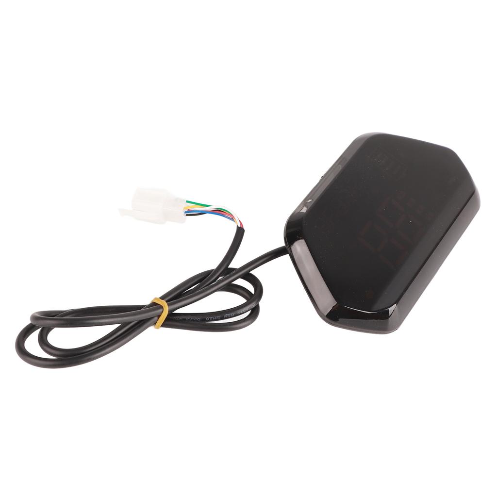 60V Speedometer Odometer Tachometer Digital LCD Display Universal for Electric Motorcycle