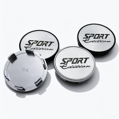 4pcs Sport Edition Logo Emblem Badge Car Wheel Center Caps 54MM Clips 49MM Rim Hubcaps Cover Wheels Hub Dust Cap Car Accessories