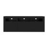 Mobile TV Alto Lucido 160*35*60cm con Illuminazione LED, 3 Scomparti Aperti, 2 Ante, 2 Cassetti, Controllo App Smart, per TV da 70 Pollici, Supporto TV Alto Lucido