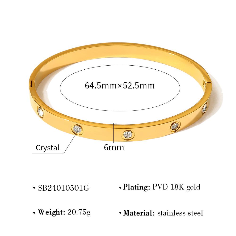 

Легкий роскошный браслет из титановой стали в стиле минимализма в стиле ретро, ювелирные изделия из нержавеющей стали