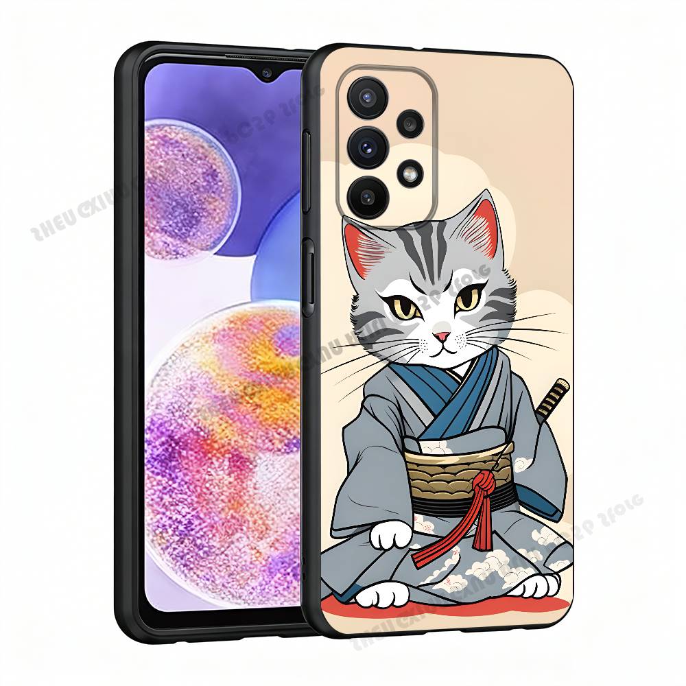 

Warrior Cat Silicone Protect Case For Samsung A21 31 51 53 20 22 30 32 42 50 70 Cover Samsung A01