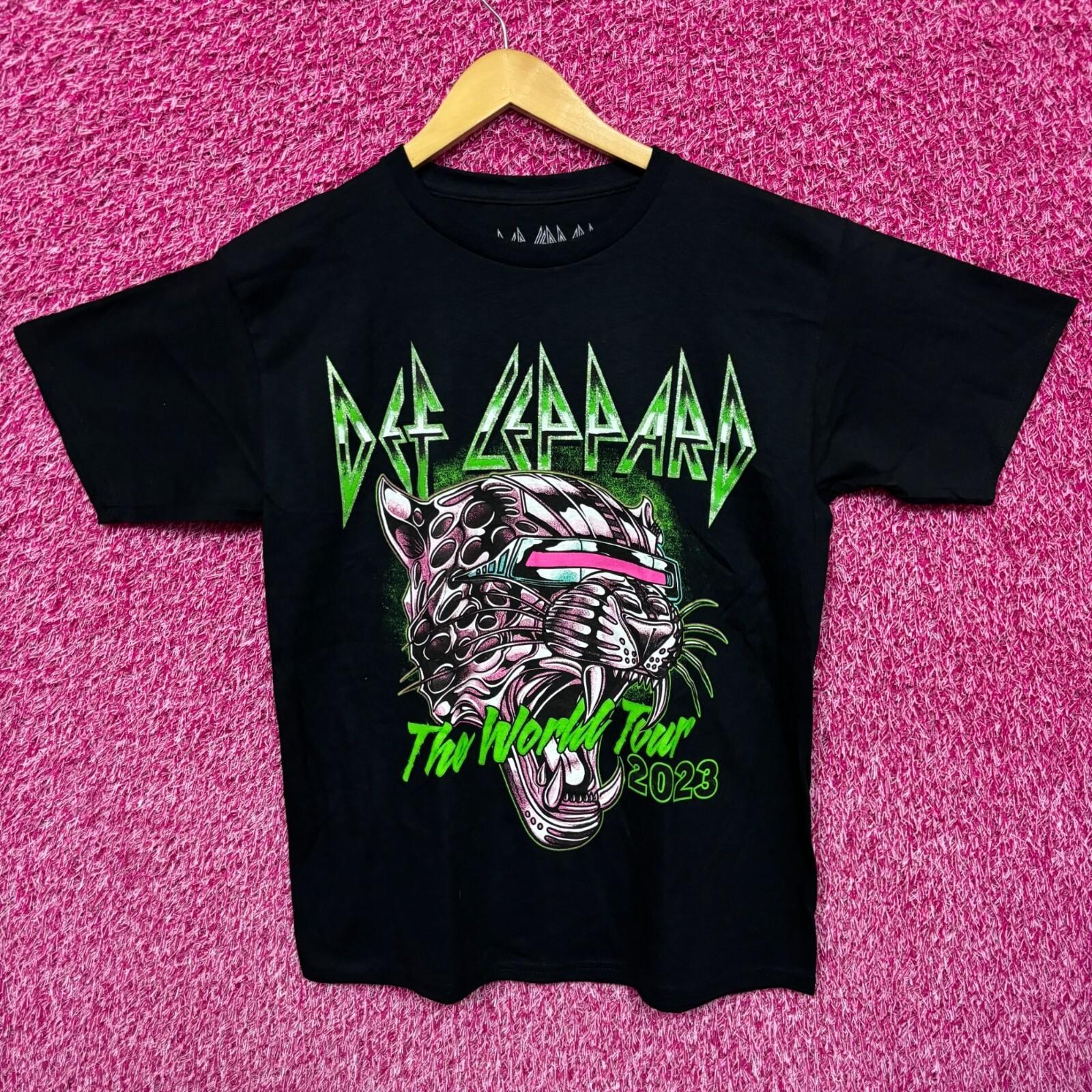 The Def Leppard The World Tour 2023 Cyber Beast Heavy Metal Tee S S