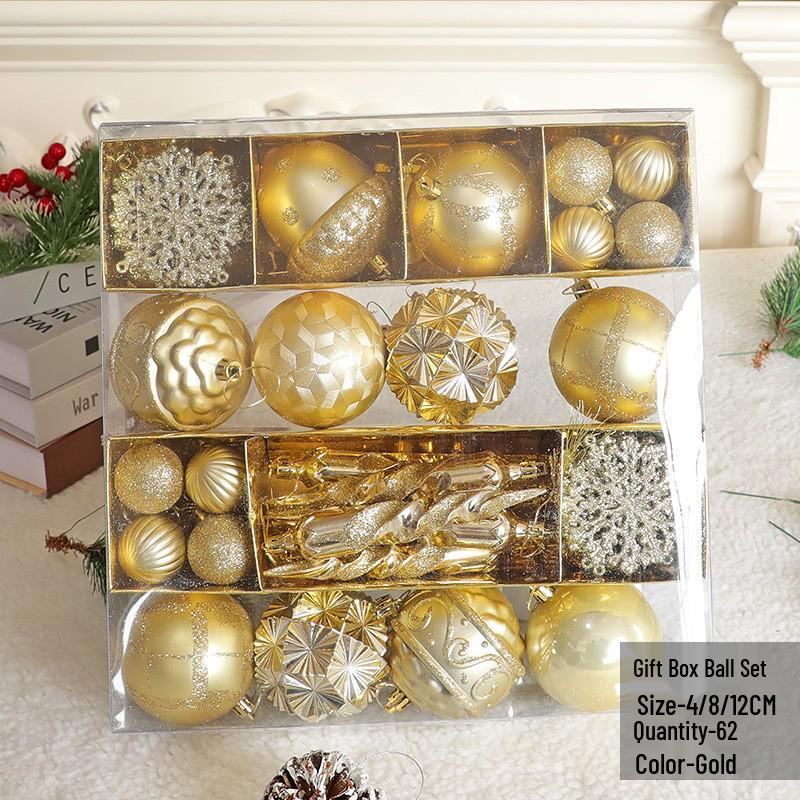 2025 Large Luminous Christmas Tree with Ornaments for Indoor Decoration