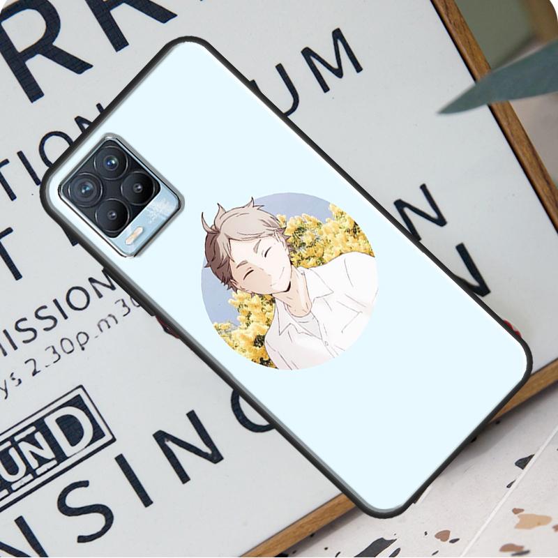 Pouzdro na telefon Haikyuu Sugawara Koushi pro OnePlus 9 Pro 8T 9R Nord 2 pro Realme 6 7 8 Pro 8i GT Master GT Neo 2 C21