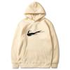 Herren Damen Kapuzenpullover Winter Fleecegefüttert Oversized Lässig Sportbekleidung Langarm Baumwollmischung