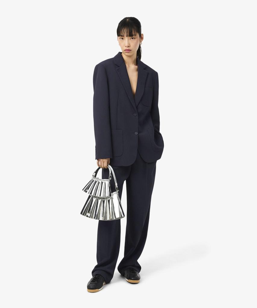 LACOSTE Women'S Relax Fit Iconic Fluid Pique Blazer Vf8502-56G Hde