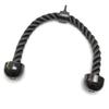 Black High Pulley Triceps/Biceps Rope for Cable Machines