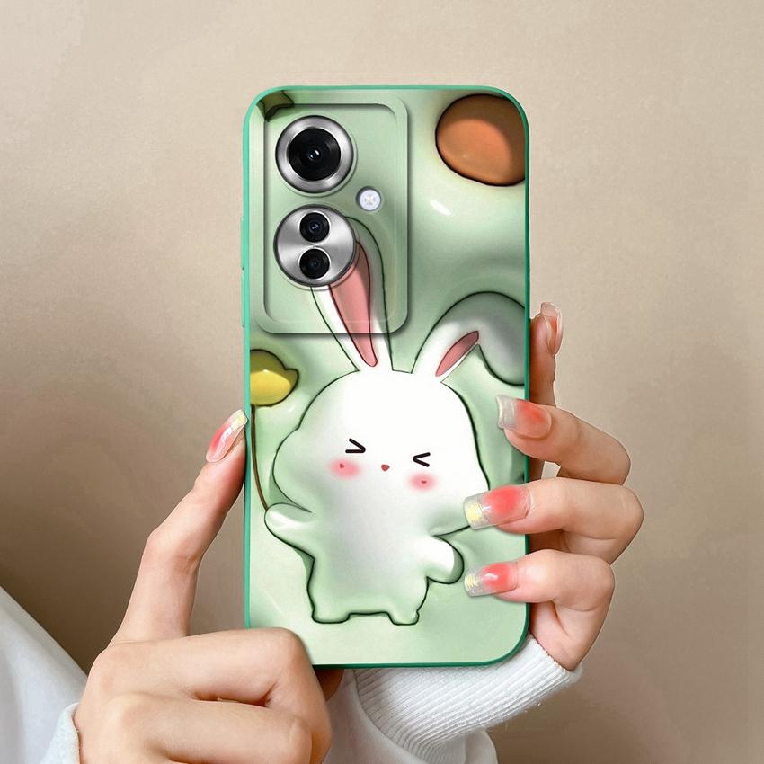 Sacs pour téléphone pour Oppo F25 Pro F23 Realme C20 C25 C30 C31 C33 C35 Narzo N53 N63 Motif Arbre de Coco de Plage Étui de Protection en Silicone Liquide pour Coque Oppo