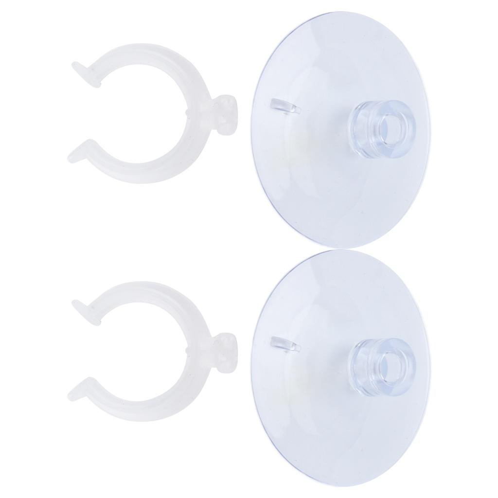 Fish Tank Airline Tubing Suction Cup Powerful Aquarium Fixed Suction Cup with Clips22-25mm