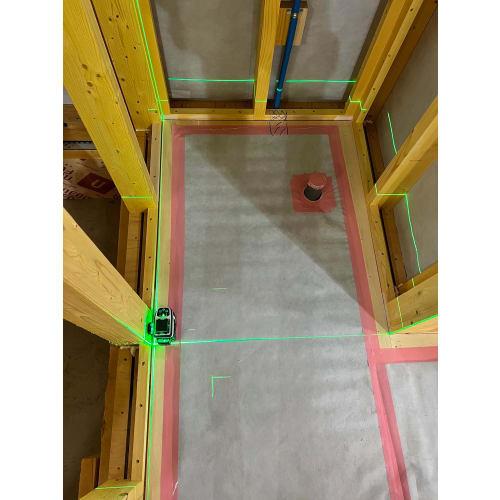 Niigata Seiki SK Green Laser, Full Black, Class 2, 360-Degree Emission, 3.7V Lithium-Ion Battery, GMW-360FL