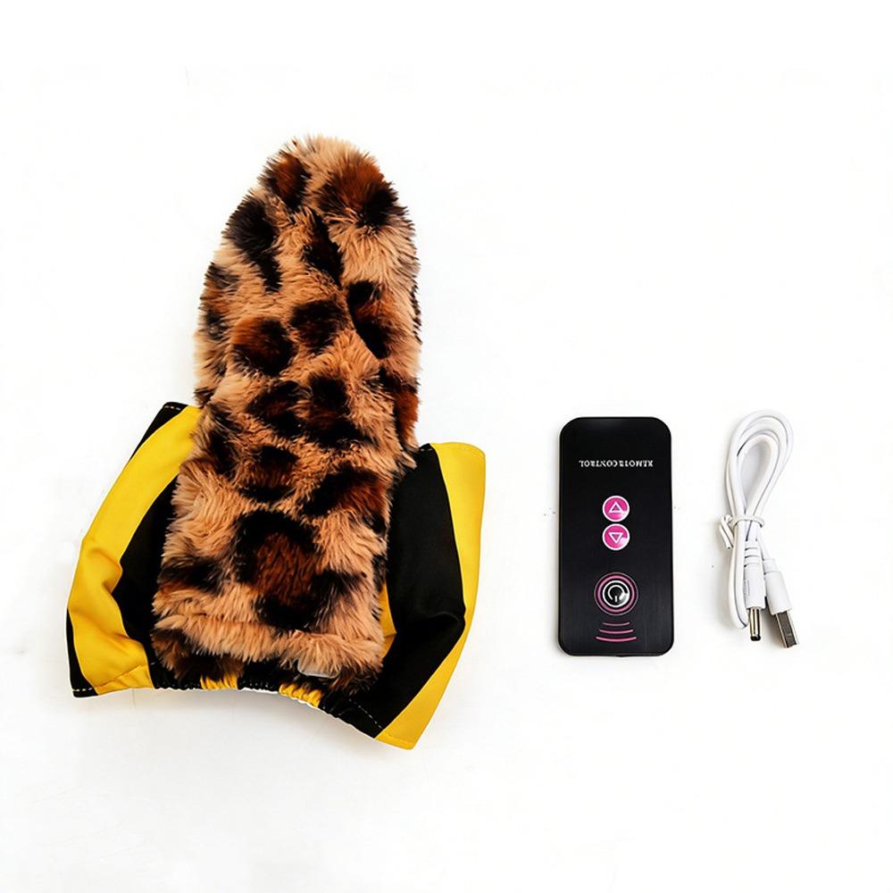 Electric Cat Calming Toy Soft Plush Kitten Calming Device Cat Soothing Clothes  Swallowing Training XS коричневый