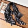 Fashion Polka Dot Pattern Decorative Skirt Thin Fabric Versatile Hip Scarf Lightweight Waist Belt Jeans Matching Hip Scarf