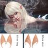 1pair Mysterious Angel Elf Ears Latex Ears for Fairy Cosplay Costume Accessories Halloween Decoration Photo Props Adult Toys