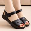 Neue Sommer Damen Sandalen Lässige Damen Flache Damen Keilsandalen Weiche Sohle Gemütliche Mutterschuhe