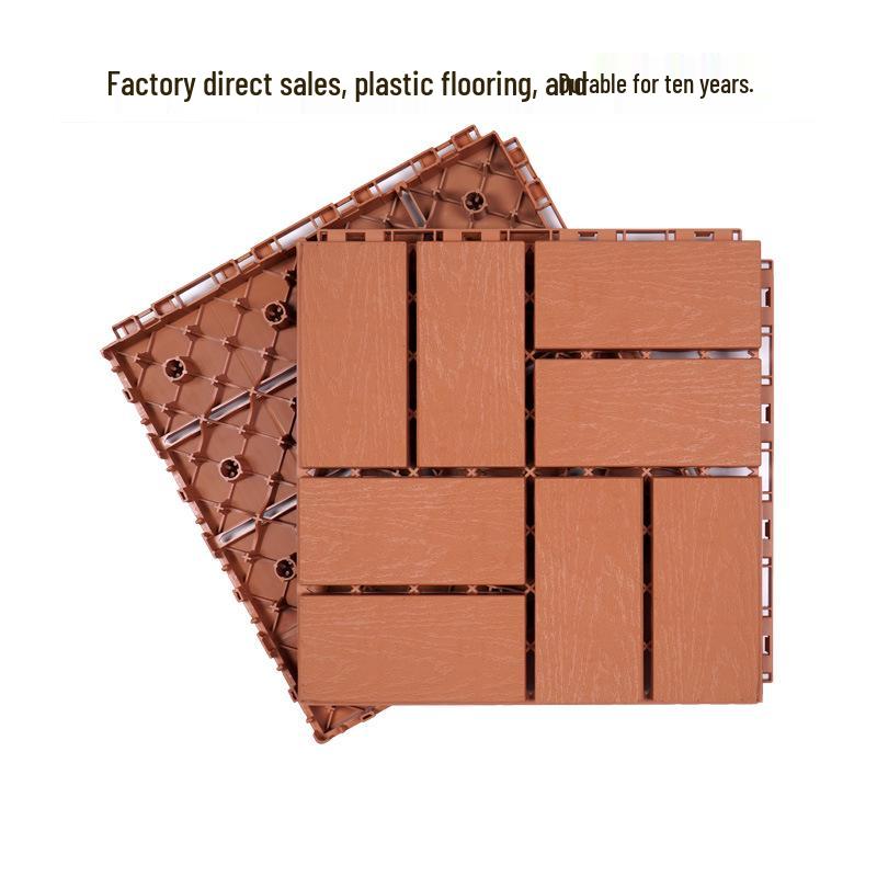 Outdoor Plastic Wood Decking for Garden, Terrace, or Rooftop Transformation