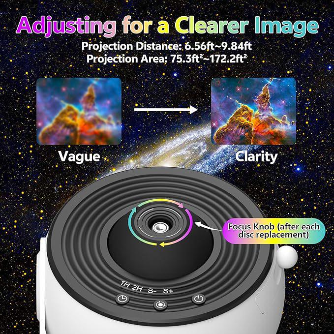 Dreamy Starry Sky HD Projector: 13 Film Night Light for Bedroom Atmosphere