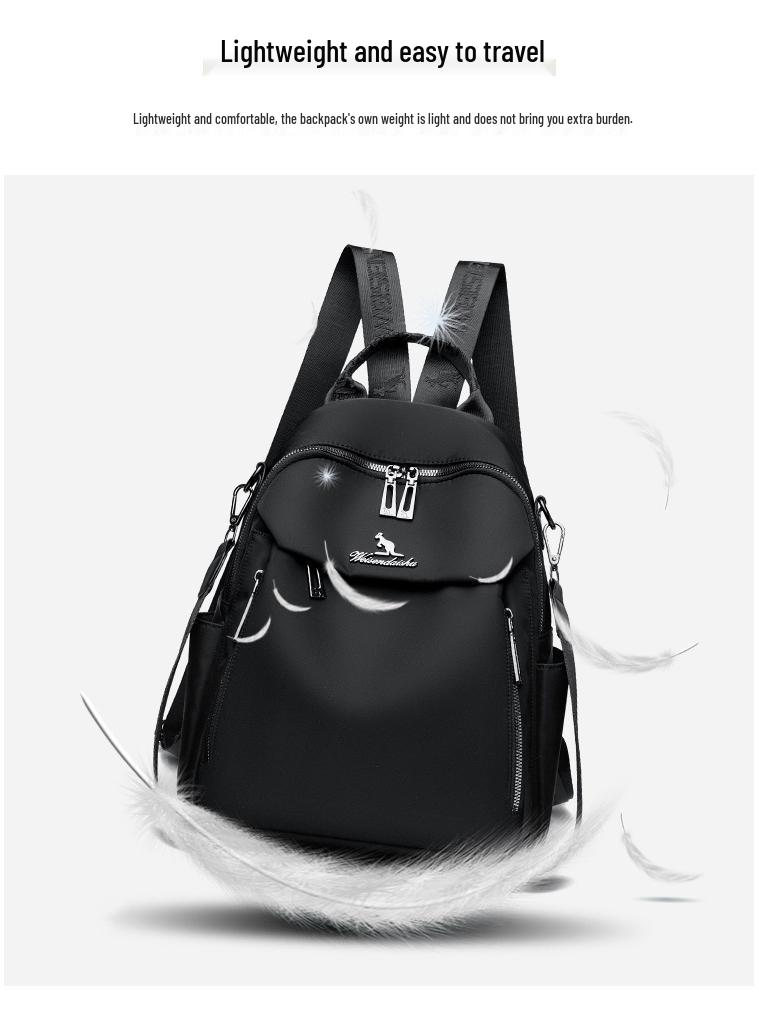 Women's Oxford Cloth Dual-Use Backpack: 2025 Large Capacity Casual Mummy Bag for Travel